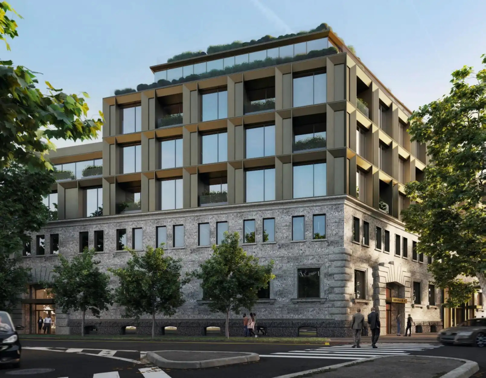 building located on Via Melzi D’Eril 34 in Milan